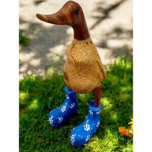 EASTER BAMBOO DUCK DECORATION IN FIVE COLORS